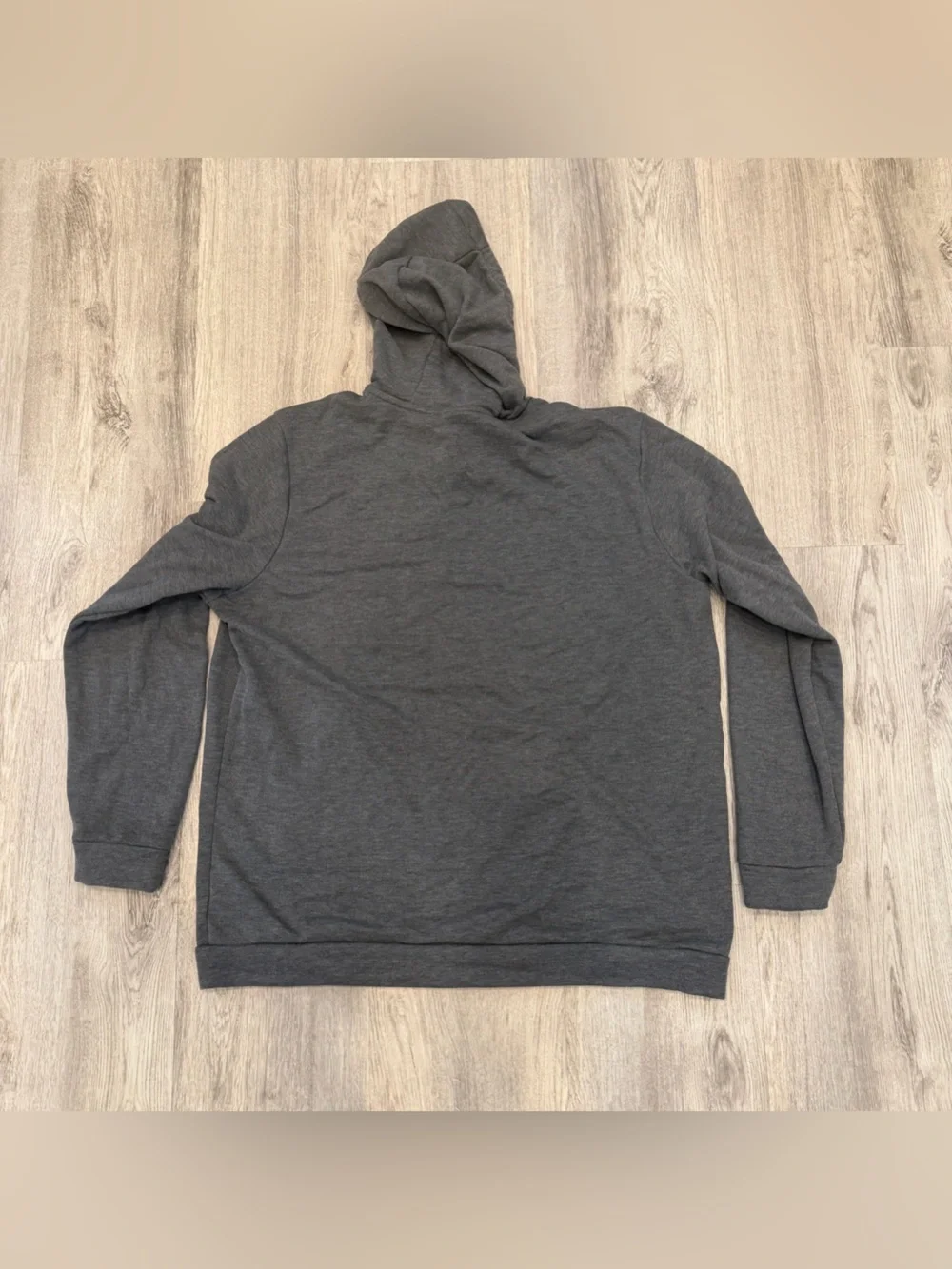 Nike Gray‎ Full Zip Hoodie XL Swoosh Sweatshirt Athleisure